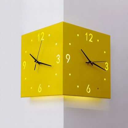 Voice Sensor Backlit Corner Clock