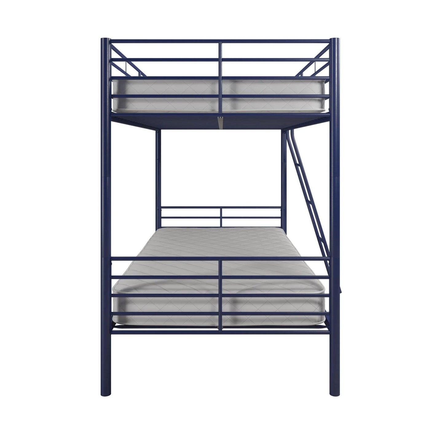 Hausora Kids Twin over Twin Metal Bunk Bed, Blue